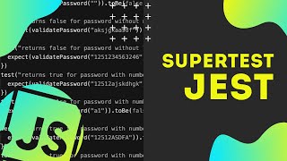 Testing Node Server with Jest and Supertest [upl. by Aicsile]