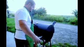 Cooking with Steve White 001 SMOKED RIB EYE ROAST [upl. by Nauwtna]