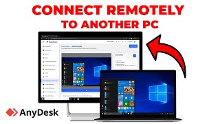 How to Connect Remotely to Another Computer Using AnyDesk [upl. by Pearson]