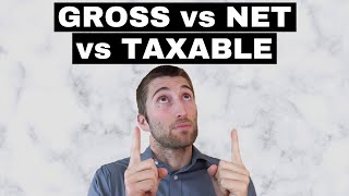 Difference In Gross Net and Taxable Income Must Learn [upl. by Anieral]