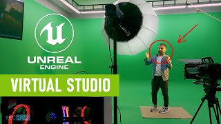 Unreal Engine 5  Virtual Production  Green Screen Studio 2022 [upl. by Eerdna]