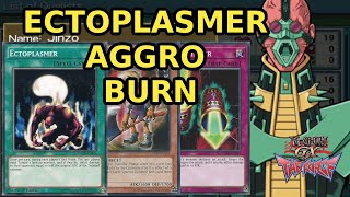 Yugioh GX Tag Force 1  Jinzo  Ectoplasmer Deck Aggro Burn [upl. by Adelia520]