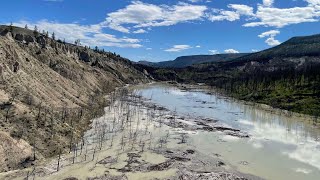 This is a critical time Evacuations ordered as water flows over BC landslide [upl. by Ravert]