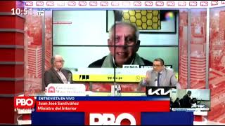 Entrevista del ministro Santiváñez en PBO [upl. by Abbi]