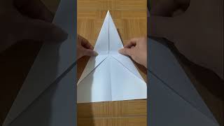 Instructions for folding a beautiful paper plane ✈️ to fly indoors like video shorts [upl. by Oznohpla]