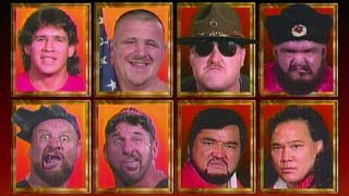 WWF Survivor Series 1990  The Alliance Vs The Mercenaries 5 [upl. by Adnilym]