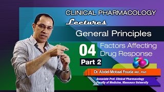 General Principles of Pharmacology Ar  04  variation in drug response  Part2 [upl. by Domenico]