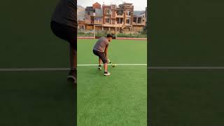 Hockey drag flick training 🏑👍🤍 [upl. by Melamed]