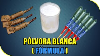 COMO HACER PÓLVORA BLANCA CASERA  EXPERIMENTOS CASEROS [upl. by Stirling]