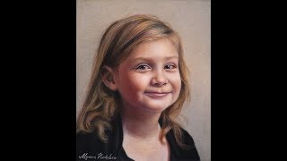 quotColored Pencil Painting Portraitsquot by Alyona Nickelsen Rendering quotJordanquot [upl. by Salaidh412]