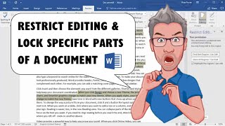 Restrict Editing to Specific Parts and Lock Parts of a Microsoft Word Document [upl. by Dana]