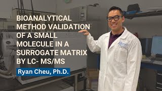 Bioanalytical Method Validation of a Small Molecule in a Surrogate Matrix by LCMSMS [upl. by Allemrac]