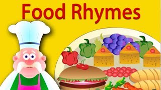 Food Rhymes Collection  Nursery Rhymes For Children [upl. by Kingsley686]