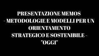 02 Presentazione Memos [upl. by Atteloiv]