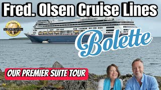 Fred Olsen Bolette  Premier Suite Tour 7045 [upl. by Renraw]