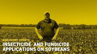 Insecticide and Fungicide Applications on Soybeans  Becks Agronomy Update [upl. by Andra876]