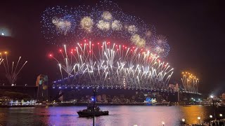 Sydney NYE 20222023 Midnight Fireworks with soundtrack [upl. by Hoeve776]