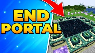 How to Make an End Portal in Minecraft  All Versions [upl. by Dorina]