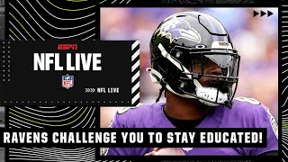 How Lamar Jacksons run game challenges opponents defenses  NFL Live [upl. by Adyela]