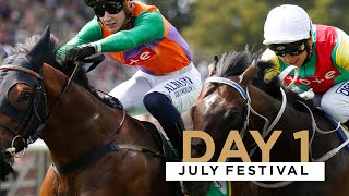 ALL RACE FINISHES FROM DAY 1 OF THE BOODLES JULY FESTIVAL [upl. by Ruddy442]