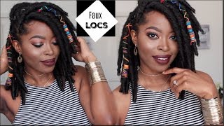 Easiest Ways to Install Individual Crochet Faux Locs No Cornrows Freeparting Very Detailed [upl. by Isidro]