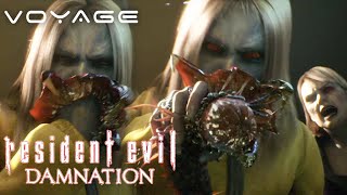 Resident Evil Damnation  Plaga Host Infects Soldier  Voyage [upl. by Bodwell36]