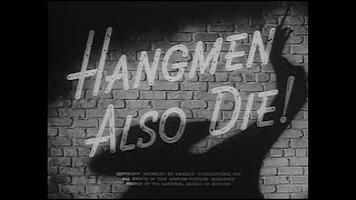 Hangmen Also Die 1943 死刑執行人もまた死す日本語字幕 [upl. by Paulie]