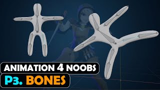 Beginners Guide to Animation in blender 4  Part 3  Bones amp Armatures [upl. by Ayra724]