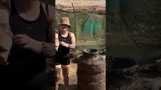 Mud Mask in Dead Sea Jordan deadseasalttravel jordantravel trending youtubeshorts viralshort [upl. by Steddman]