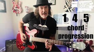 1 4 5 chord progressionMaster the most basic chord progression in modern music with this lesson [upl. by Anelrihs]