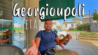 Crete Greece Georgioupoli Chania walking tour 4K Kreta [upl. by Notfol]