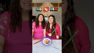 🪔OG vs New Navratri Chaat Challenge foodchallenge navaratri [upl. by Ahsimal]