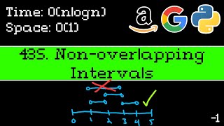 Non Overlapping Intervals  Leetcode 435  Blind 75 Explained  Intervals  Python [upl. by Phelgen]