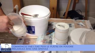 Comment faire  Moulage dun objet en alginate  tirage en plâtre synthétique [upl. by Fiden]