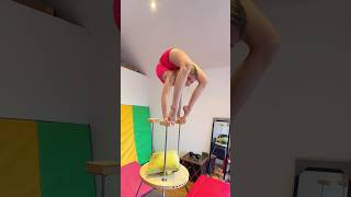 TRYING TO BEAT MY HANDSTAND RECORD ⭐️ shorts handstand contortionist [upl. by Atirb384]