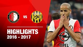 Highlights  Feyenoord  Roda JC Kerkrade  Eredivisie 20162017 [upl. by Rohn216]