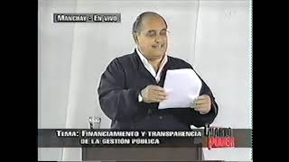 Debate Municipal Lima Perú 2002 entre los candidatos Alberto Andrade y Luis Castañeda lossio [upl. by Thilde]