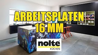 Nolte Küchen  Arbeitsplatten 16 mm [upl. by Kelley]