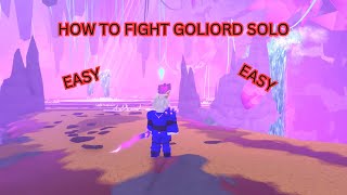 Swordburst 3 Goliord bossfight guide [upl. by Hopfinger607]