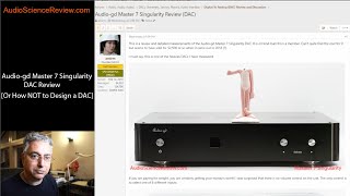 Audiogd DAC Master 7 Singularity Review How NOT to Design a DAC [upl. by Eissoj]