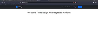 Hellosign API Integration in Django Project By using PythonSDK [upl. by Vanessa]