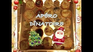 APERO DINATOIRE 5 Spécial NOEL mini quiches pizzas et feuilletés [upl. by Turro]