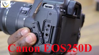 Canon EOS 250D DSLR Camera Unboxing and review in detail How to assemble and use 📸 [upl. by Kelvin464]