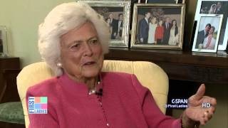 Barbara Bush on Former President Bill Clinton CSPAN [upl. by Htrap406]