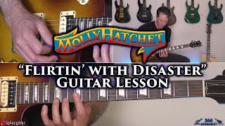 Molly Hatchet  Flirtin with Disaster Guitar Lesson [upl. by Kirchner872]