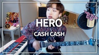 Cash Cash  Hero Guitar cover [upl. by Namsaj]