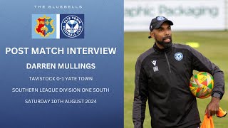 Post Match Interview Manager Darren Mullings reacts to Yates opening day win [upl. by Monney]