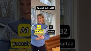 Learn Finnish words A1 vs B2 📚⭐️ finnishlanguage finnishteacher [upl. by Eecal]