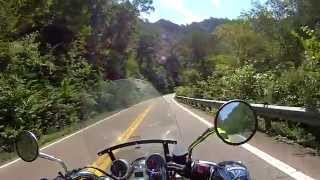 Ocoee River road on a Vulcan 750 [upl. by Erastes]