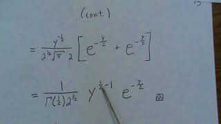 Statistical Distributions Central amp Noncentral Chi square df1 Distributions [upl. by Elehcim]